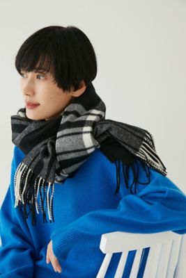 ＜human woman (Women)＞　◆大判チェックストール（０７７２２９８１００）
