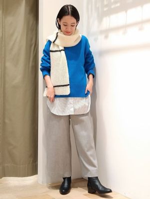 ◆ボーダーマフラー（０７７２２９８１０２）
