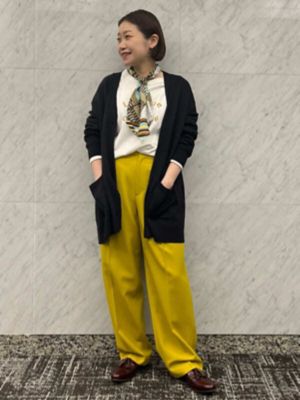 ◆シルクコットンプリントスカーフ（０７７２２９８１０４）