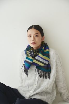 ＜human woman (Women)＞◆マルチストライプマフラー（０７７２２９８９０２）