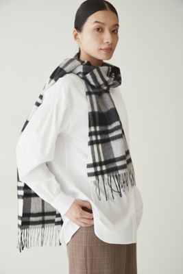◆チェックマフラー（０７７２２９８９０３）
