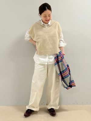 ◆チェック柄マフラー（０７７２２９８９０４）