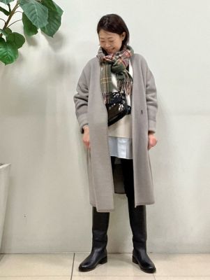 ◆チェック柄マフラー（０７７２２９８９０４）
