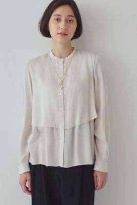 ＜human woman (Women)＞◆フロントフリルブラウス（０７７３１１０１０５）