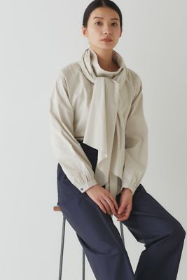 ＜human woman (Women)＞◆リボン付ハイネックブラウス（０７７３１１０２０２）