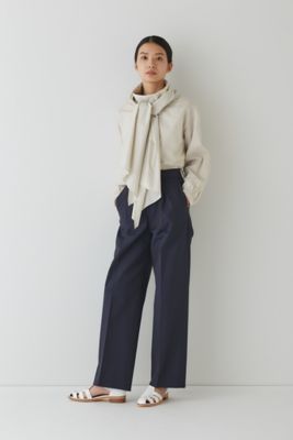 ◆リボン付ハイネックブラウス（０７７３１１０２０２）