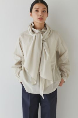 ◆リボン付ハイネックブラウス（０７７３１１０２０２）