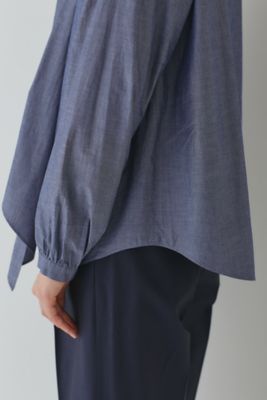 ◆リボン付ハイネックブラウス（０７７３１１０２０２）
