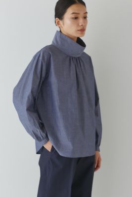 ◆リボン付ハイネックブラウス（０７７３１１０２０２）