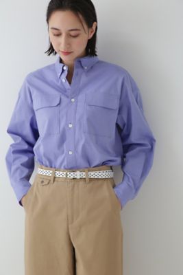 ◆ゆったりシルエットボタンダウンシャツ（０７７３１１０３０３）