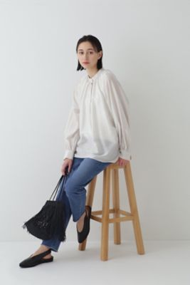 ◆シアーボリュームブラウス（０７７３１１０３０４）