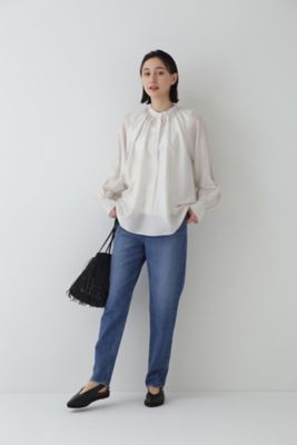 ◆シアーボリュームブラウス（０７７３１１０３０４）