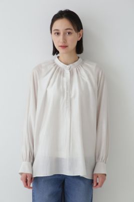 ◆シアーボリュームブラウス（０７７３１１０３０４）