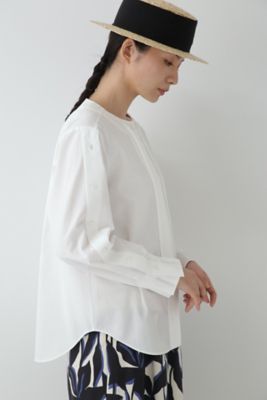 ◆袖ボタンブラウス（０７７３１１０３０６）
