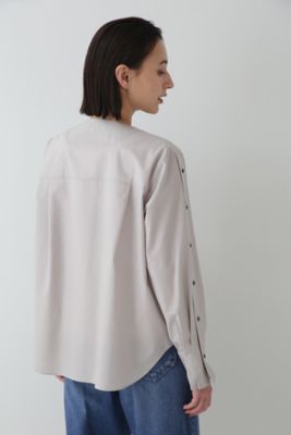 ◆袖ボタンブラウス（０７７３１１０３０６）