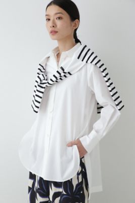 ＜human woman (Women)＞◆タイプライターチュニックシャツ（０７７３１１０３０７）
