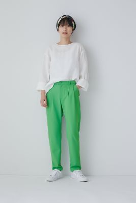 ◆ハードマンリネンショルダーボタンブラウス（０７７３１１０４０１）
