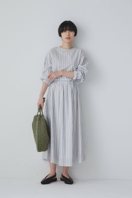 ◆＜Ｃｏｃｏ　ｓｉｚｅ＞カラミストライプブラウス（０７７３１１０４０３）