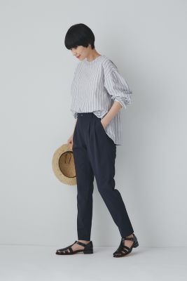 ◆＜Ｃｏｃｏ　ｓｉｚｅ＞カラミストライプブラウス（０７７３１１０４０３）