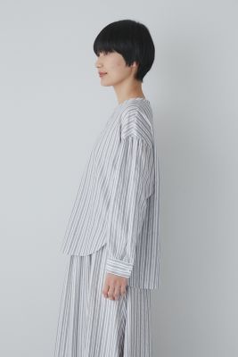 ◆＜Ｃｏｃｏ　ｓｉｚｅ＞カラミストライプブラウス（０７７３１１０４０３）