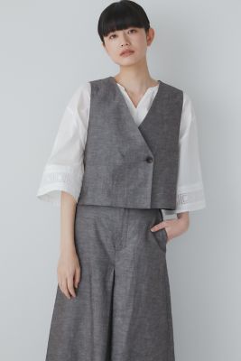 ◆綿麻シャンブレージレ（０７７３１１０４０６）