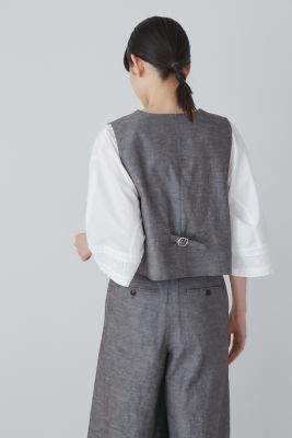 ◆綿麻シャンブレージレ（０７７３１１０４０６）
