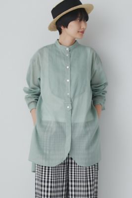 ◆シアーロングシャツ（０７７３１１０４１０）