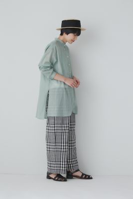 ◆シアーロングシャツ（０７７３１１０４１０）