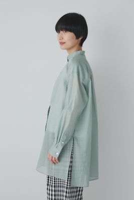 ◆シアーロングシャツ（０７７３１１０４１０）