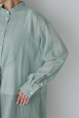 ◆シアーロングシャツ（０７７３１１０４１０）