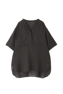 ◆１６０／１ラミー半袖ブラウス（０７７３１１０５０１）