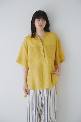 ◆１６０／１ラミー半袖ブラウス（０７７３１１０５０１）