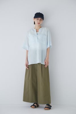 ◆１６０／１ラミー半袖ブラウス（０７７３１１０５０１）