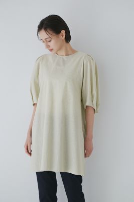 ◆コードストライプチュニックブラウス（０７７３１１０５０４）