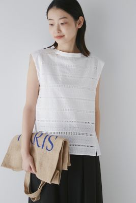 ＜human woman (Women)＞◆レースドッキングブラウス（０７７３１１０６０３）