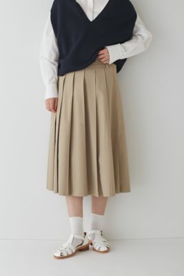 ＜human woman (Women)＞◆チノプリーツスカート（０７７３１２０２０２）