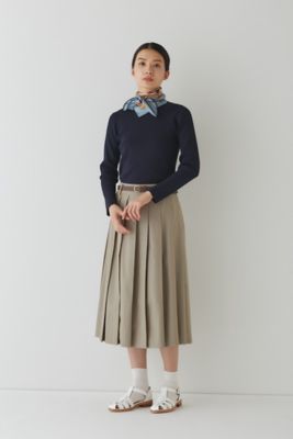 ⭐︎週末お値下げ!【美品】HUMAN WOMAN ドットプリントプリーツスカート ◇ドットプリントプリーツスカート（0773220200） | human