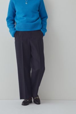 ◆コットンストレッチセミワイドパンツ（０７７３１３０１００）