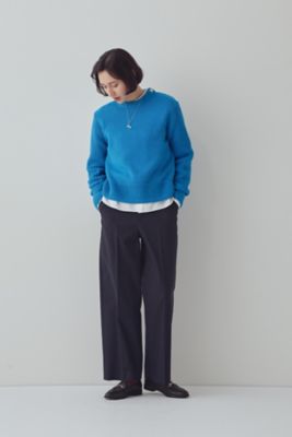 ◆コットンストレッチセミワイドパンツ（０７７３１３０１００）