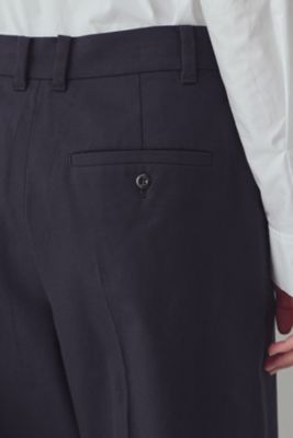 ◆コットンストレッチセミワイドパンツ（０７７３１３０１００）
