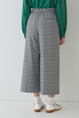 ◆チェックワイドパンツ（０７７３１３０２００）