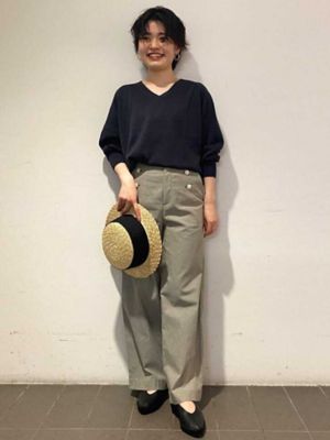 ◆ドビーストレッチセミワイドパンツ（０７７３１３０３０２）