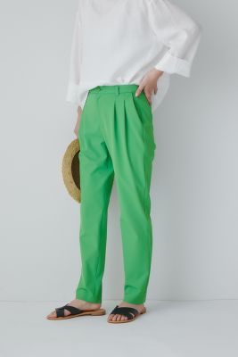 【SALE】human woman (Women)/ヒューマンウーマン 2WAYスリムテーパードパンツ(0773130405) グリーン パンツ・ズボン【三越伊勢丹/公式】