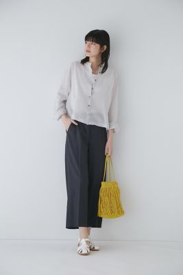 ◇センタープレスストレートパンツ（0773130503