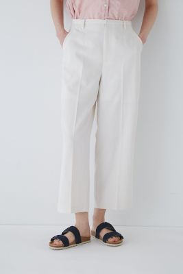 ◆センタープレスストレートパンツ（０７７３１３０５０３）