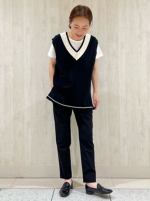 ◆テーパードストレッチパンツ（０７７３１３０６０１）