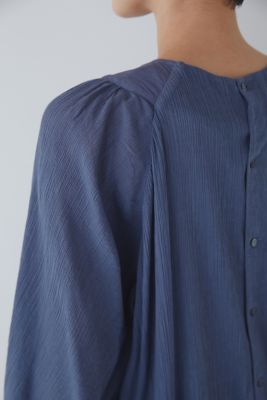 ◆インドクレープギャザーワンピース（０７７３１４０６０２）