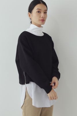 ＜human woman (Women)＞◆サイドジップレイヤードプルオーバー（０７７３１６０１０４）
