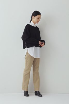 ◆サイドジップレイヤードプルオーバー（０７７３１６０１０４）