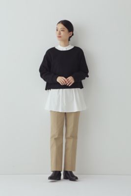 ◆サイドジップレイヤードプルオーバー（０７７３１６０１０４）